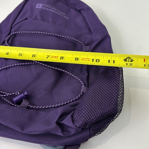 Unisex Mountain Warehouse Purple Mini Backpack - Picture 8 of 10